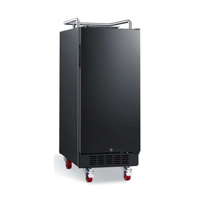 15" Wide Kegerator with Digital Display& Forced Air Refrigeration