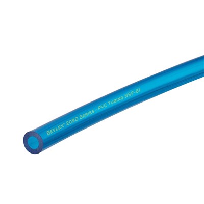 Translucent Blue Beverage Hose (5/16" ID X 9/16" OD) - 500 ft Roll