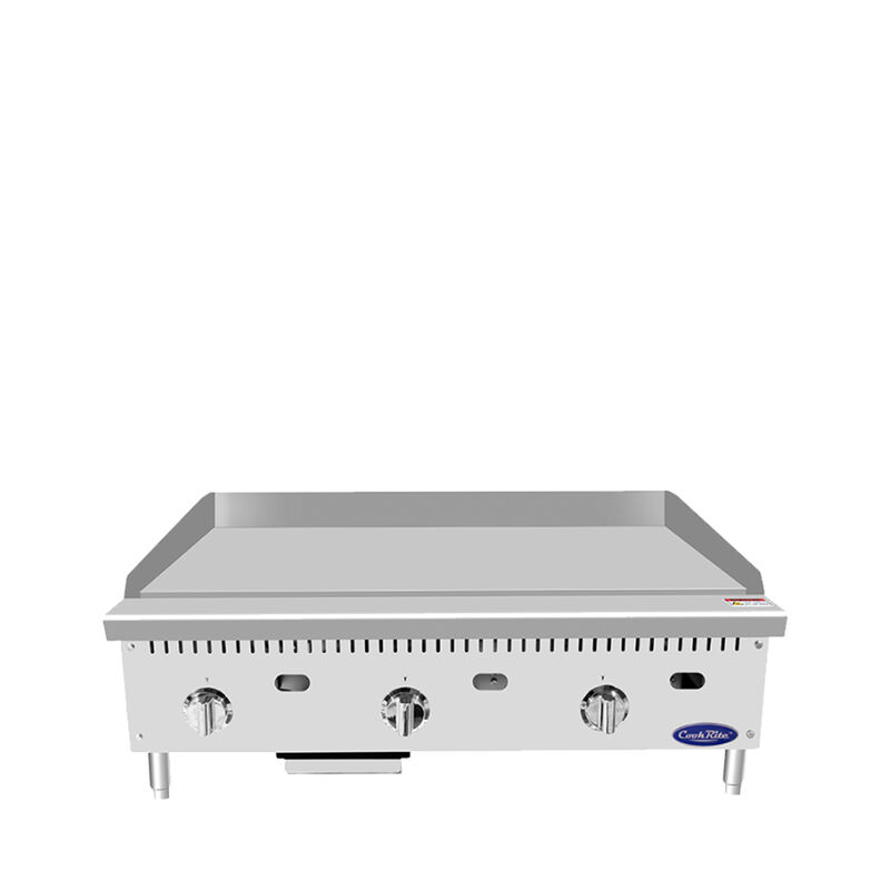 CookRite 24-in Countertop Thermo-Griddle w/ 50,000 BTU (1-in Thick Griddle Plate)