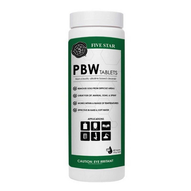Powdered Brewery Wash Tablets (PBW) - 10g / 40 Count