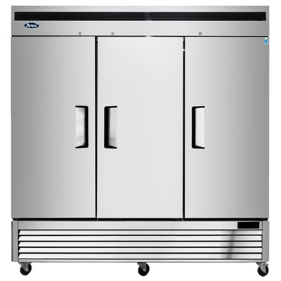 Atosa Upright Freezer / Three Door - Bottom Mount
