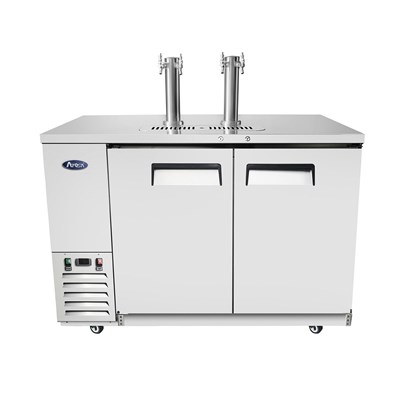 Atosa Dual Tower 4 Tap Draft Beer Kegerator (MKC58GR)