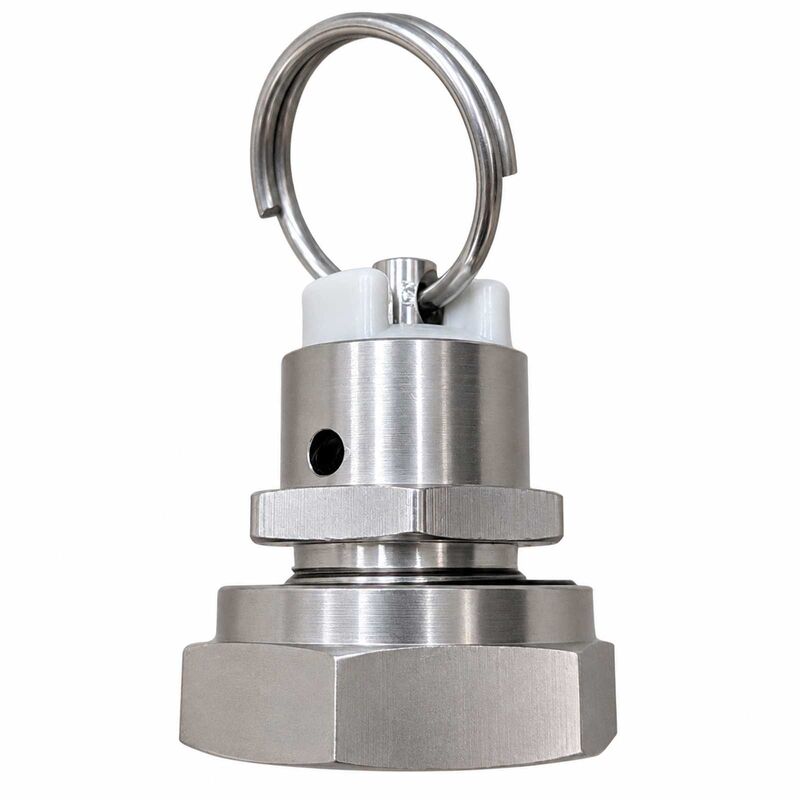 Keg Lid Pressure Relief Valve Retrofit Kit