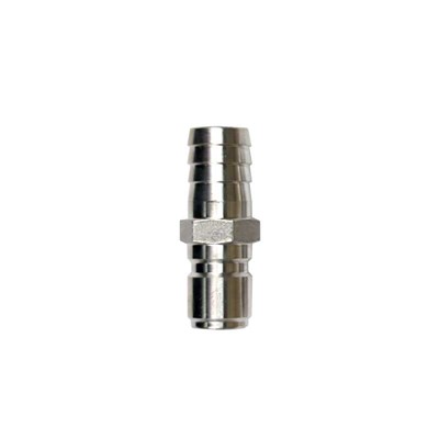Stainless Steel Male Quick Disconnect to Big Barb (.661 inch/16.8mm)
