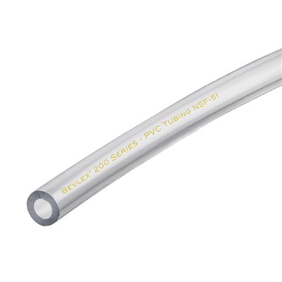 Clear Beverage Hose (1/2" ID X 3/4" OD) - 100 ft Roll