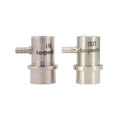 Stainless Steel Ball Lock Disconnect Set - Barbed