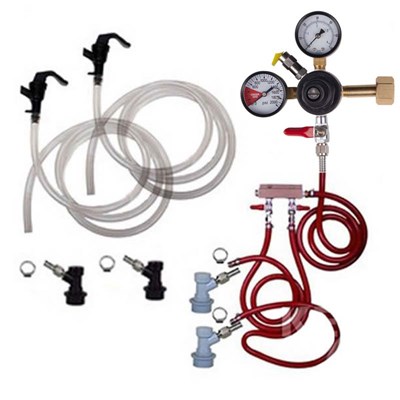 Basic Homebrew Keg Kit - Double Tap - BALL LOCK