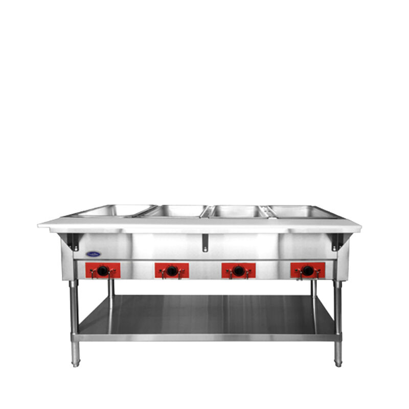 4-Well Electric Hot Food Table - 500W Each (2000W Total, 120V) with Water Pans