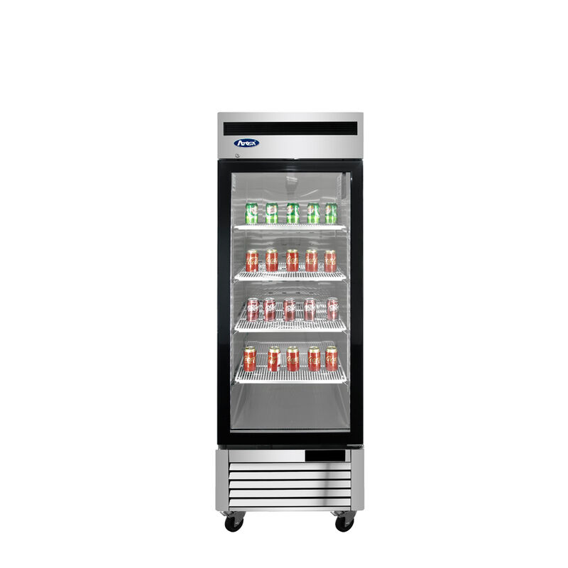 Atosa MCF8705GRL 27-Inch Glass Door Refrigerator (Left Hinge)