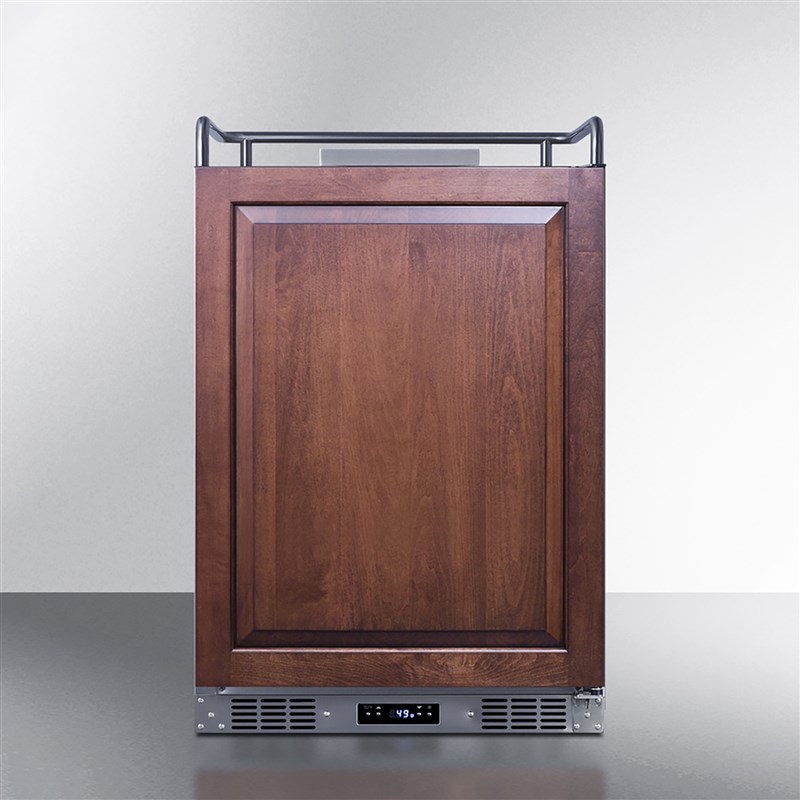 Summit Indoor/Outdoor Commercial Undercounter Panel Ready Kegerator