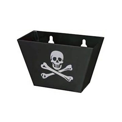 Skull Bottle Cap Catcher - Black
