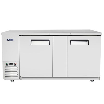 Atosa 69-in Stainless Steel Shallow Depth (24-1/2-in) Back Bar Cooler