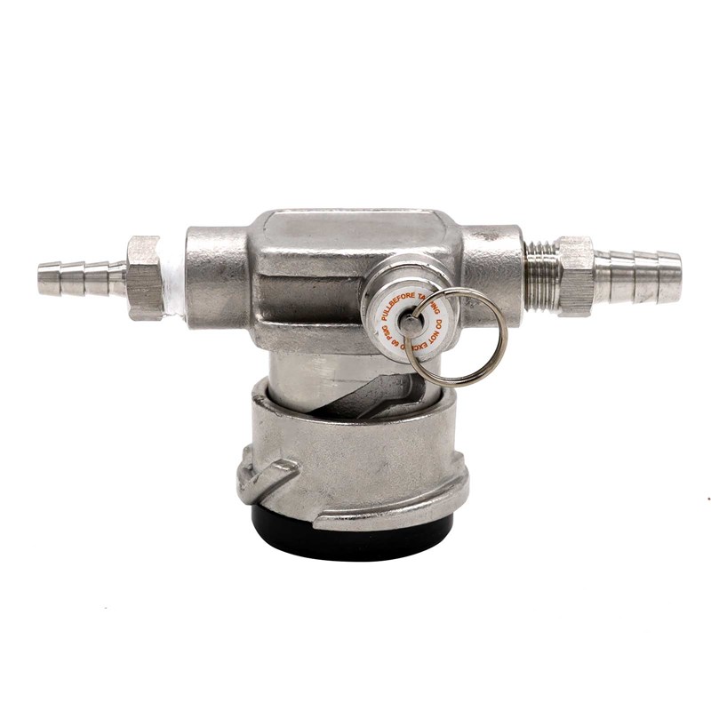 Ultra Low-Profile Keg Coupler