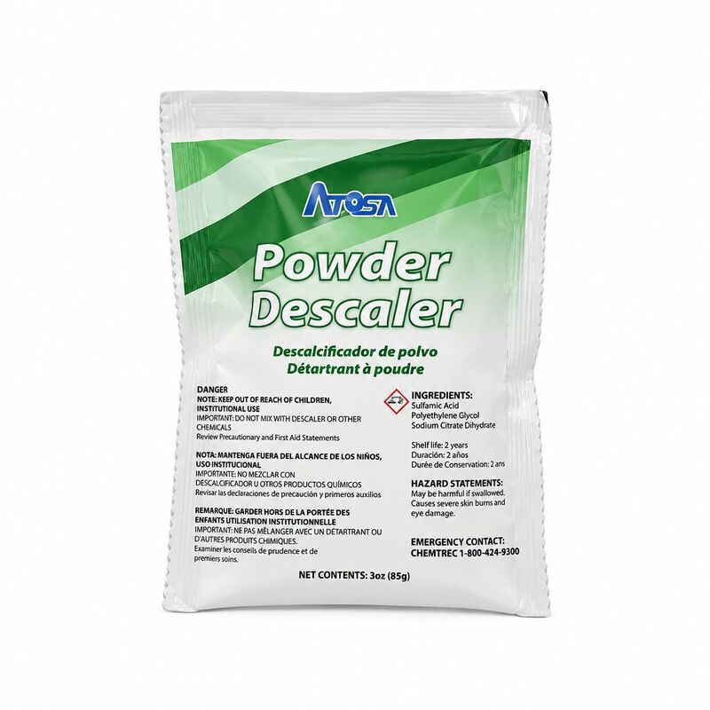 Atosa Ice Maker Powder Descaler (48-Pack Case)