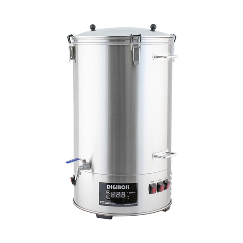 DigiBoil Electric Kettle w/ Digital Display and Dual Heating Elements (65L/17.1G/220V)