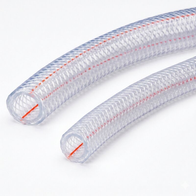 Clearbraid® Series K3150 Clear Hose w/ Polyester Reinforcement (5/16" ID x 17/32" OD)