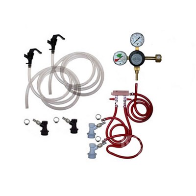 Basic Homebrew Keg Kit - Double Tap - BALL LOCK - Taprite