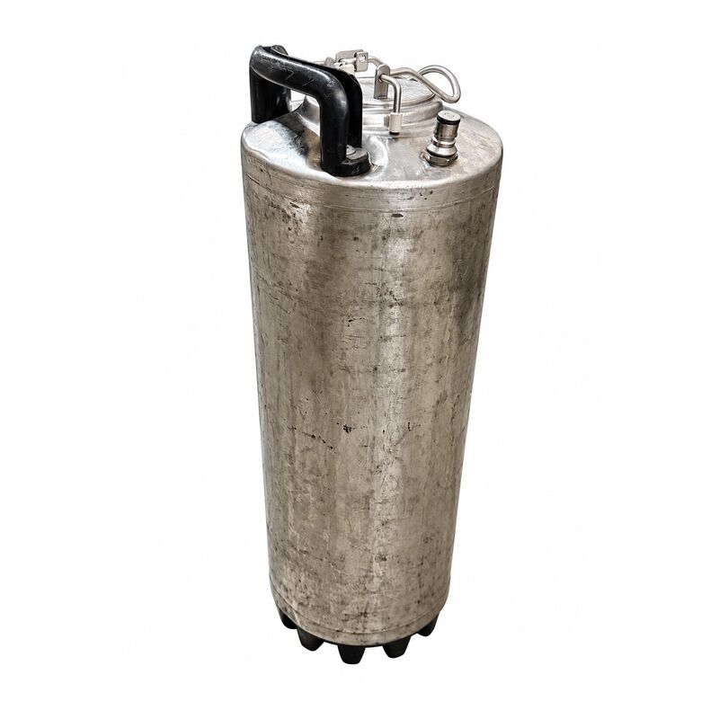 Used 5 Gallon Ball Lock Corny Keg - Single Handle Rubber