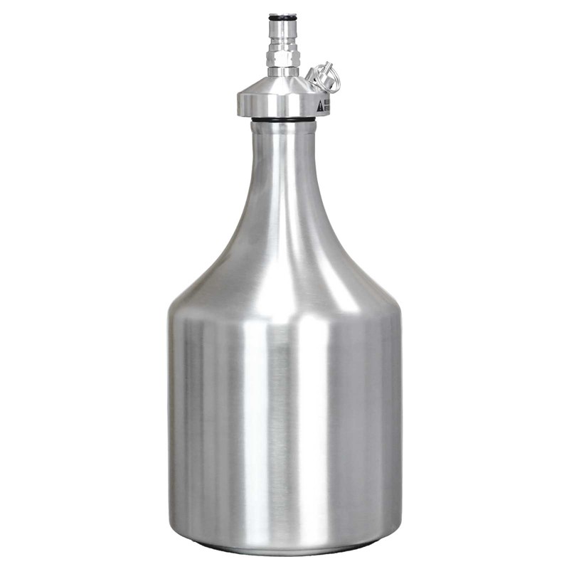 Sparkling Water Maker Gooseneck Growler with Carbonation Cap