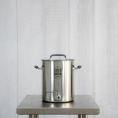 Small Stainless Steel Cold Brew Coffee System with Filter (5.5 Gallon)