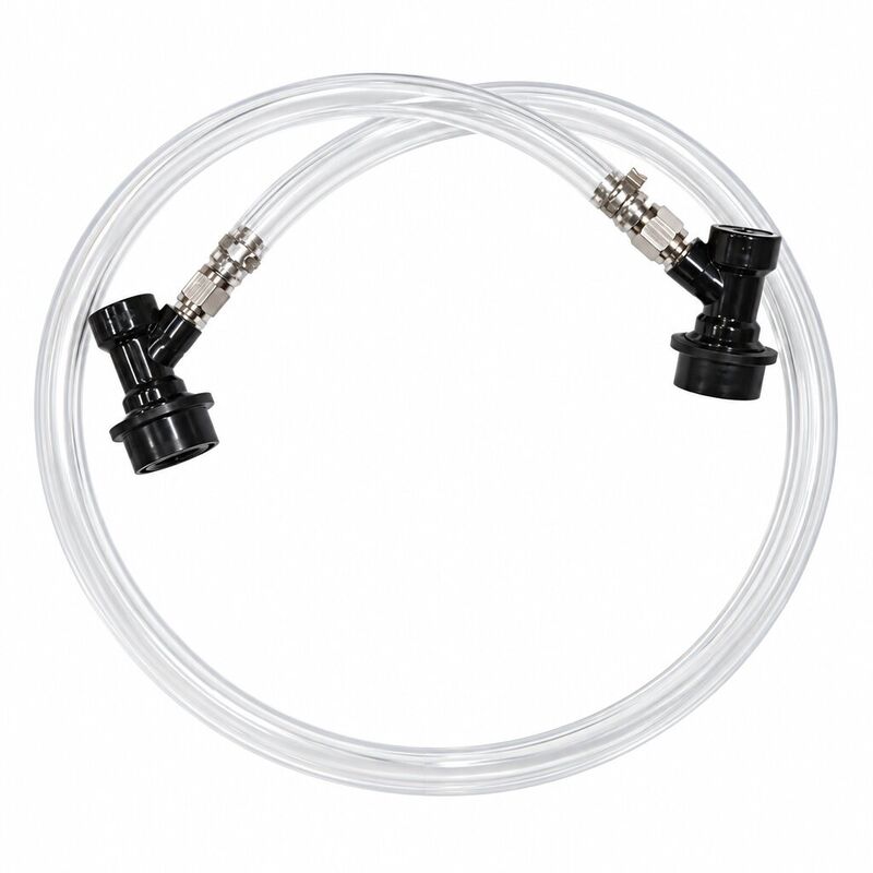 Ball Lock Keg Liquid Jumper Line - Liquid Transfer Line - 3 ft