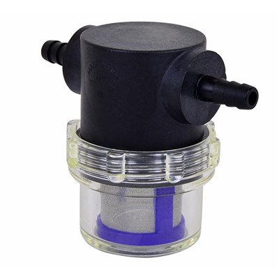 In-Line Draft Beverage Filter with Barbed Ends