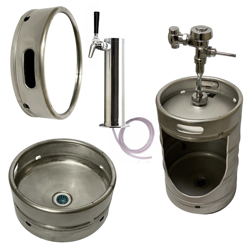 Keg Bathroom Fixtures Package for Pub / Brewery / Man Cave