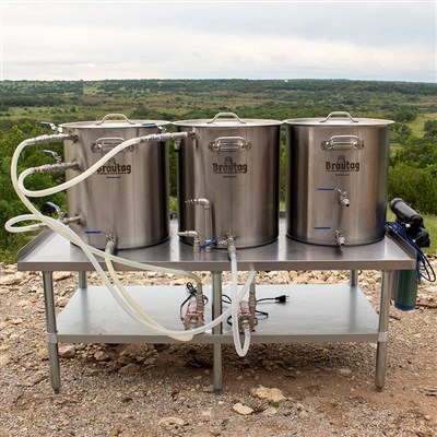 Brautag HERMS Brewing System - 3 Vessel / 20 Gallon