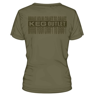 Bring Your Craft To Draft - Short Sleeve Military Green Shirt