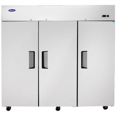 Atosa Upright Refrigerator / Three Door - Top Mount