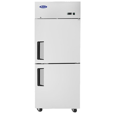 Atosa Upright Freezer / Divided Door, Right Hinged - Top Mount