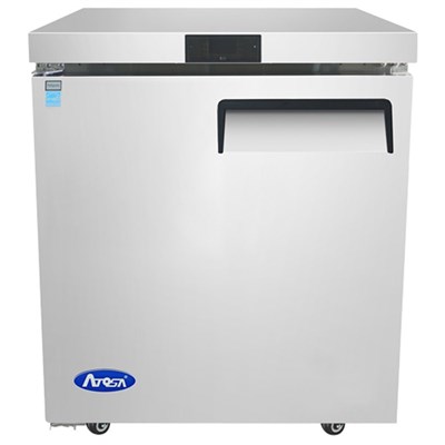 Atosa Undercounter Refrigerator - 27-in Wide/Left Hinged