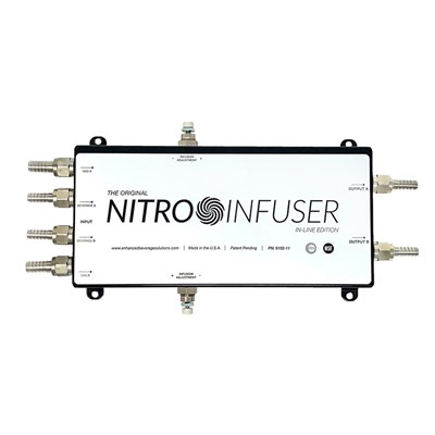 Nitro Infuser Pro Dual Tap - NitroNow Inline Nitrogen Infuser