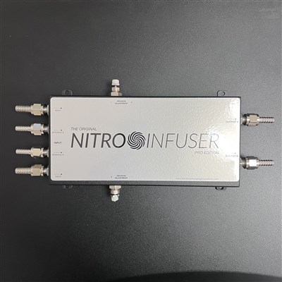 Nitro Infuser Pro Dual Tap - NitroNow Inline Nitrogen Infuser (Unused/Shipping Damage)