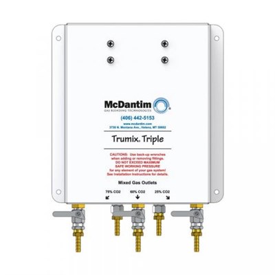 McDantim Trumix® Triple Output Gas Blender (CO2 25-60-75%)