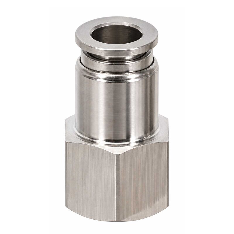Stainless Steel Push-In Fitting - 8 mm (5/16 in.) x 1/4 in. Flare