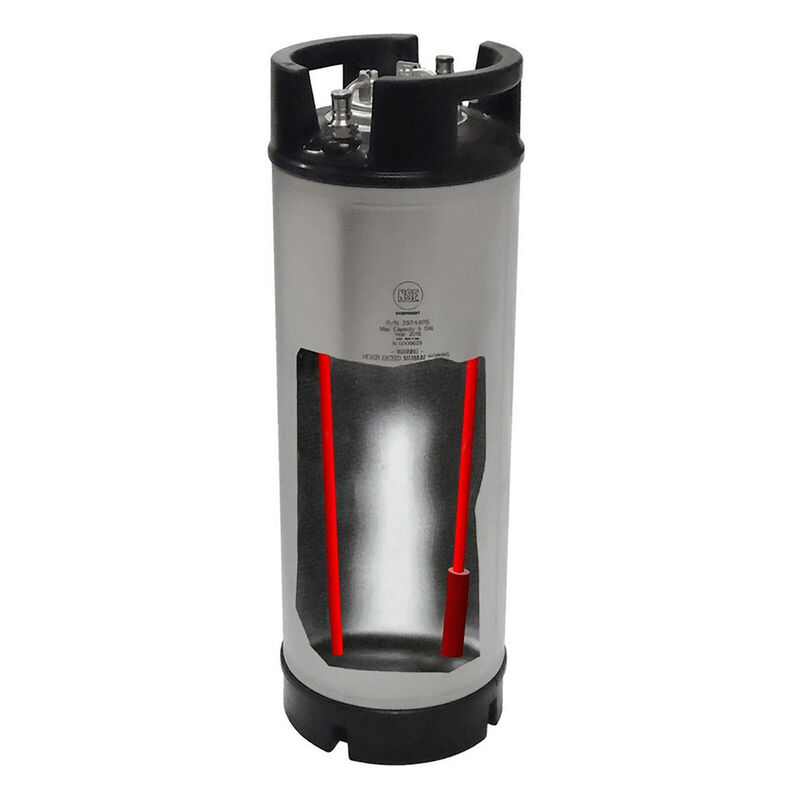 5-Gallon Carbonation/Nitrogenation Rubber Top Keg for Soda or Nitro Coffee