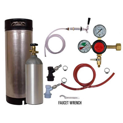 Refrigerator Keg Kit - BALL LOCK - Taprite Regulator