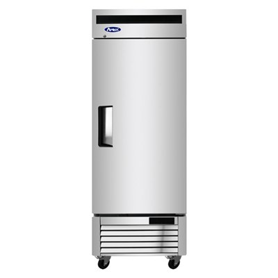 Atosa Upright Refrigerator / One Door, Right Hinged - Bottom Mount