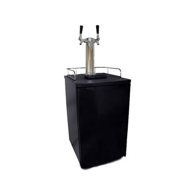 Kegerator - 2 Faucet Tower Homebrew Kegerator