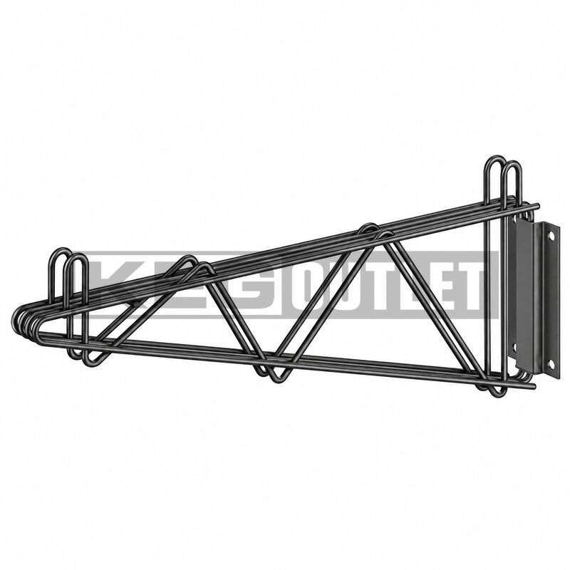Atosa MWBE218 18-Inch Double Wall Mount Wire Shelf Bracket