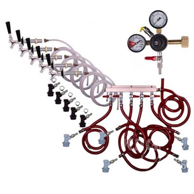 Refrigerator Keg Kit - 5 Tap - BALL LOCK