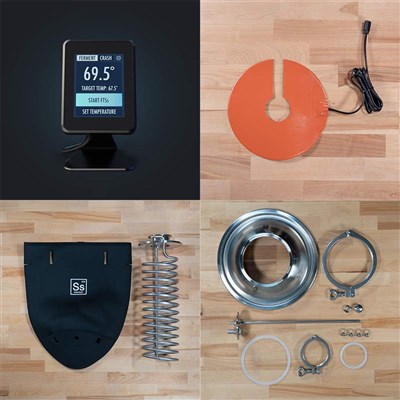 Chilling + Heating Temp Control for 7 Gallon Brew Bucket Fermenter