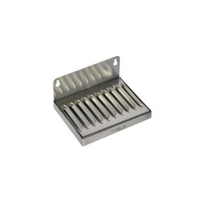6"x4" Wall Mounted Drip Tray - Stainless Steel - No Drain