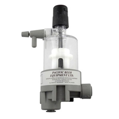 Draft Beer Foam Preventer (FOB) - 3/8" OD Push-In Fitting