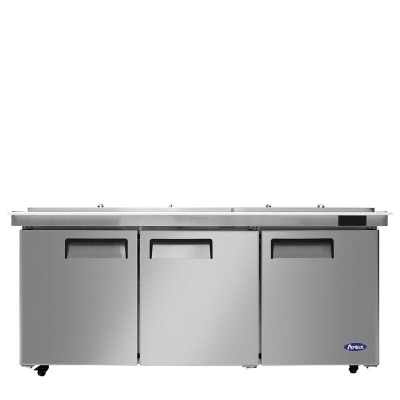 Atosa MSF8308GR-NTCV 72-Inch 3-Door Mega Top Sandwich Prep Table