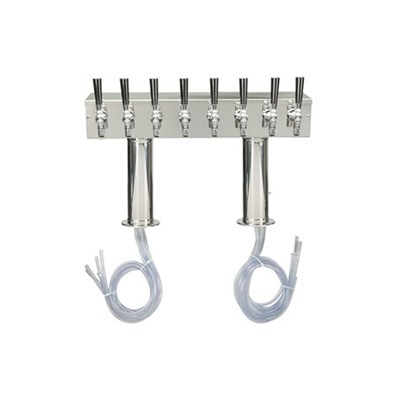 Micro Matic Pro-Line Double Pedestal 8-Faucet Tower