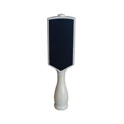 Dual Sided Chalkboard Tap Handle - Natural Wood Look