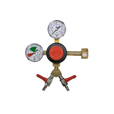 CO2 Beer Regulator - Dual Gauge - Dual Valve - Taprite
