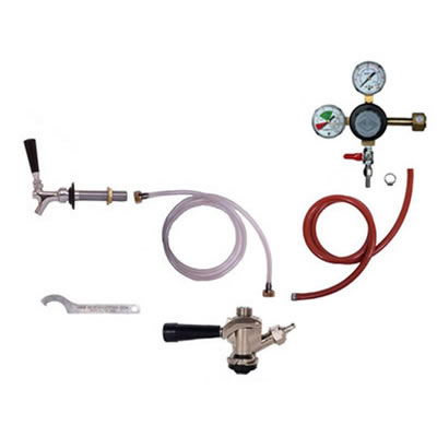Kombucha 1 Tap Fridge Kit for Draft Kombucha - Sanke D